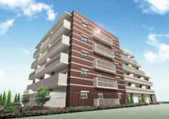 南東方向からの外観予想図